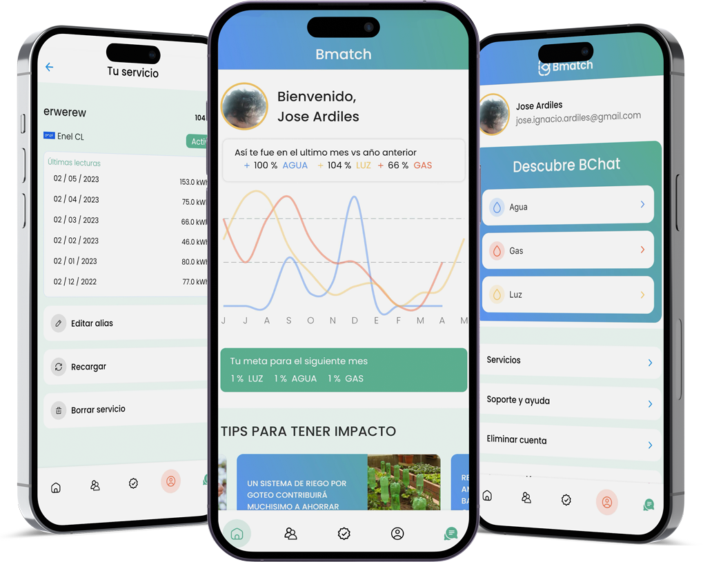 App de Bmatch en celular